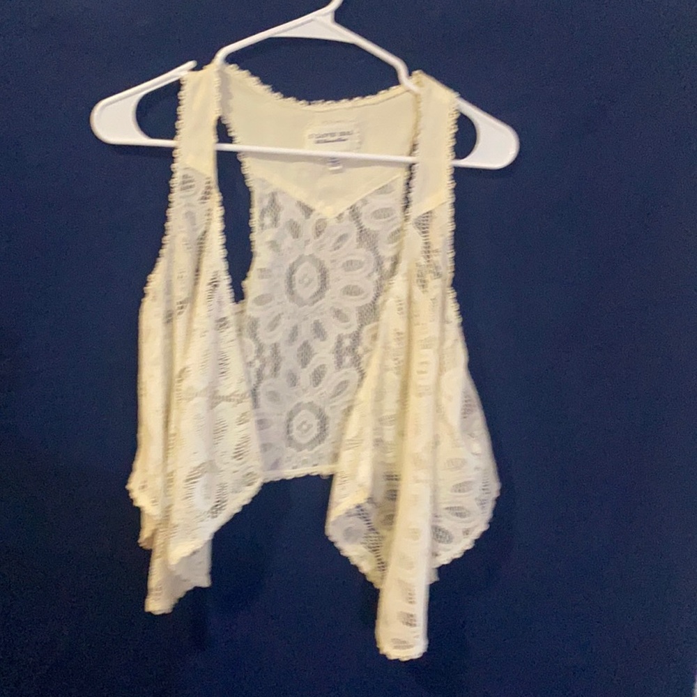 Boho chic vest